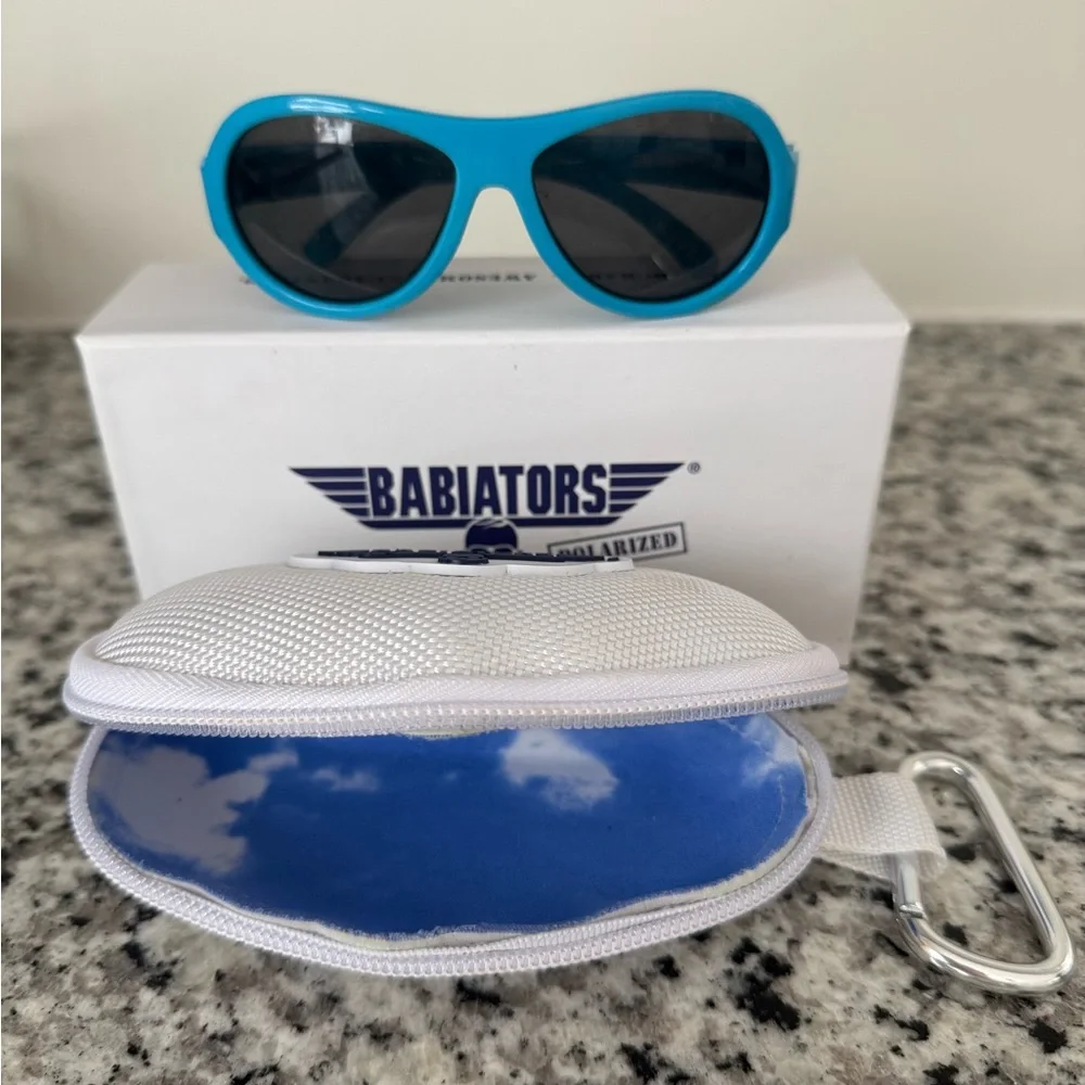 Babiators Blue Sunglasses (includes case)